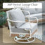 Ensemble de conversation pour 7 personnes avec 2 chaises longues pivotantes et table de foyer-1984995001
