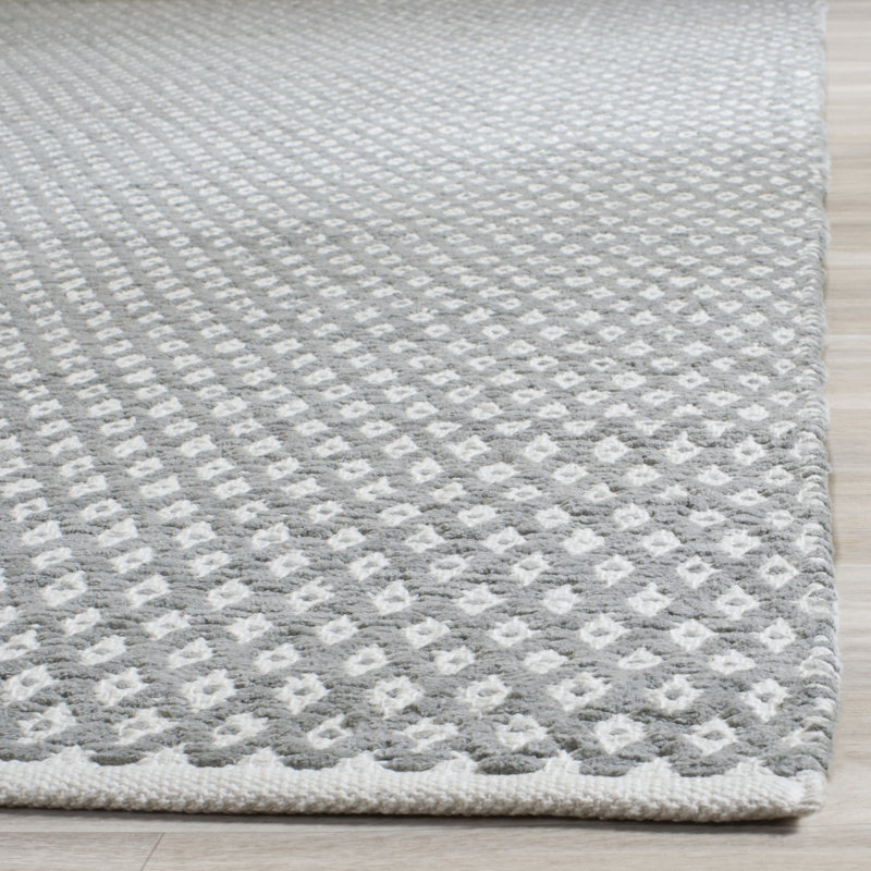 Evansdale Cotton Geometric Indoor Rug, Rectangle 8' x 10'