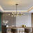 55In Black Linear Sputnik Chandelier With 16 Grey Globes, Adjustable Mid-Century Modern Pendant Light For Dining Room And Kitchen Island-1795828777-1795828776-1795828775