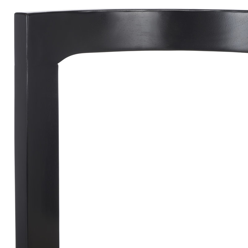 Ghiorghe 18.897637795275593'' H Upholstered Side Chair, Black
