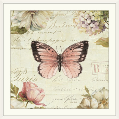 « marche aux fleurs papillon i » par lisa audit, impression