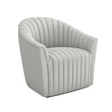 Channel Swivel Barrel Chair