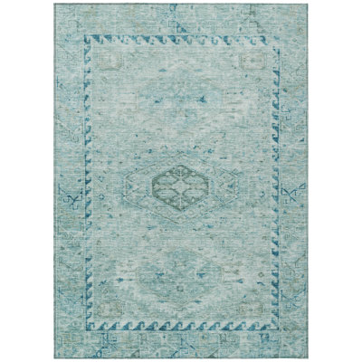 Machine Washable Indoor/Outdoor Chantille ACN2357 Traditional Rug