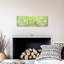 Carreaux ornementaux verts sur toile-1773165637