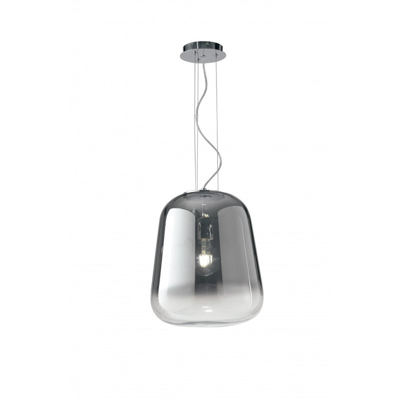 Lincolnwood 1 - Light Chrome Single Pendant, 120cm H x 18cm W x 18cm D