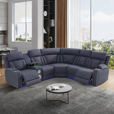 Canapé inclinable en cuir Mason 3
