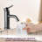Single Hole Deck-Mounted Faucet - Modern Bathroom, Matt Black, Stainless Steel, Versatile Vanity Bath Hole, Style,-126706869