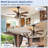 42 Inch Fine Net Caged Ceiling Fans with Lights, Dual Finish 5 Black Walnut Blades Hanging Fan, Rustic Ceiling Fan with Remote APP Control for Farmhouse Indoor/Outdoor Use-909578261