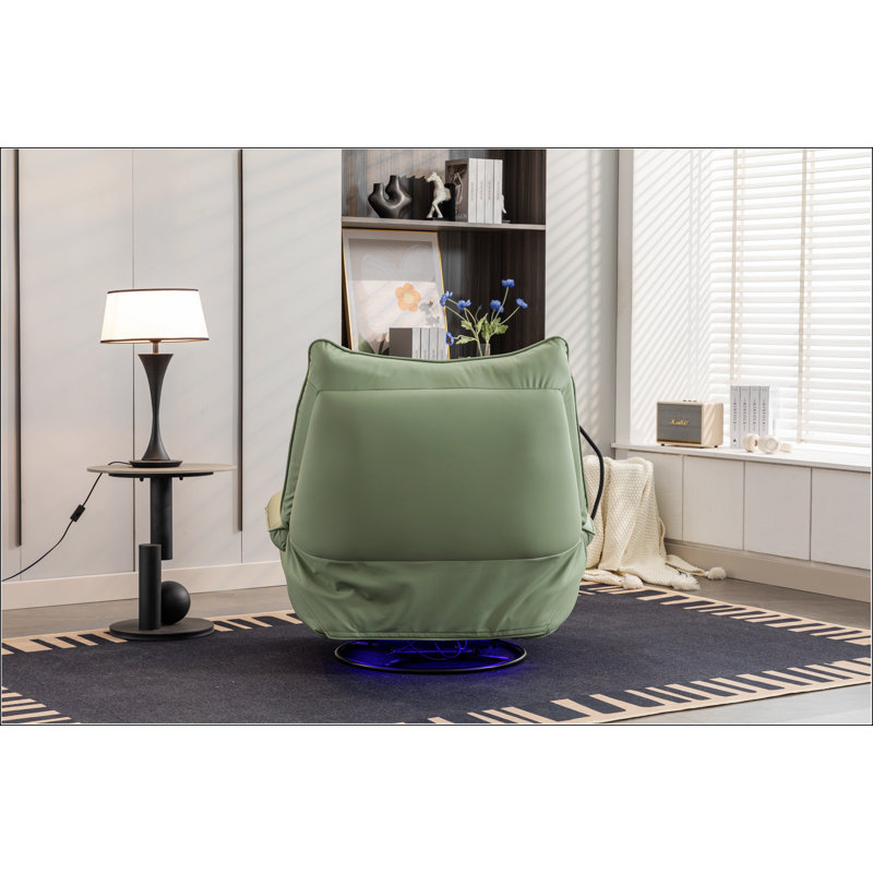 Comfortable Power Recliner Chair with Multifunctional Features for Various Rooms, Green