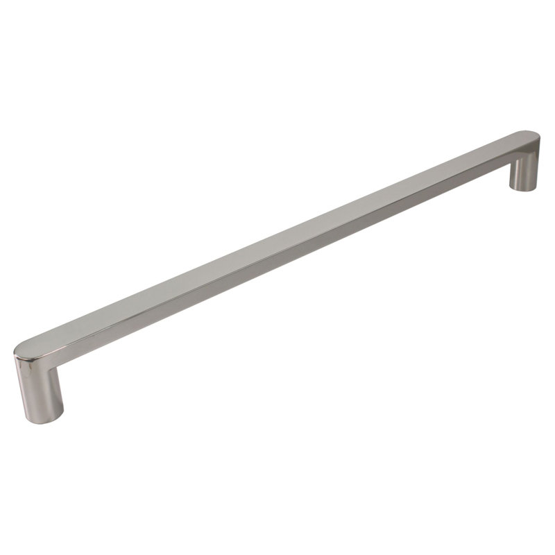 Transolid Frederick semi-frameless bypass shower door in 48 in. W x 70 in. H, 5/16 in. frosted tempered glass, Nickel