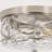Alixandra 2-Light Flush Mount Glass Ceiling Light with Metal Frame-1621395375-1640798741
