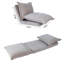 Fauteuil ajustable multifonctionnel, housse en chenille, siège convertible confortable à assise flexible, chenille, économie