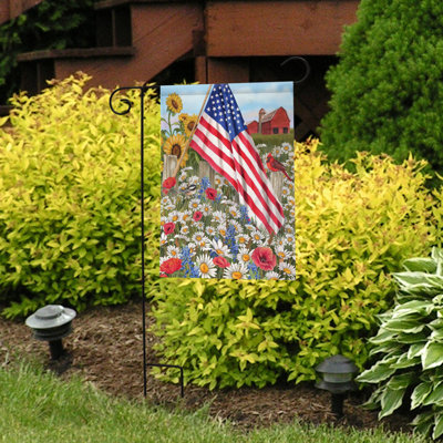 Drapeau America the Beautiful Summer Garden