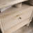 Coastal Night Stand With Large Drawer, Brown Finish