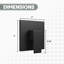 Ensemble de remplacement pour bec de baignoire et garniture carrée 25V / 2520/2570/2590-123458076