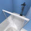 Porte de douche coulissante double encadrée l 54 "x H 72"-98379825