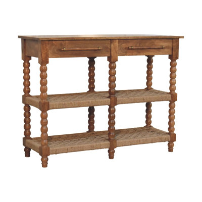 Spindle Woven Console