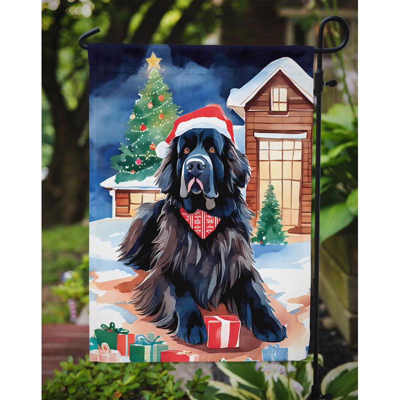 Double Sided Polyester Christmas, 15.5'' H x 11.25'' W
