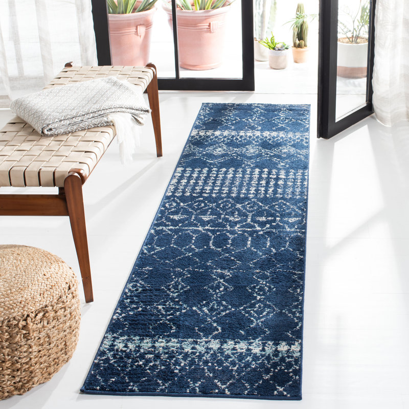 Metivier Geometric Area Rug, Runner 61 x 213cm