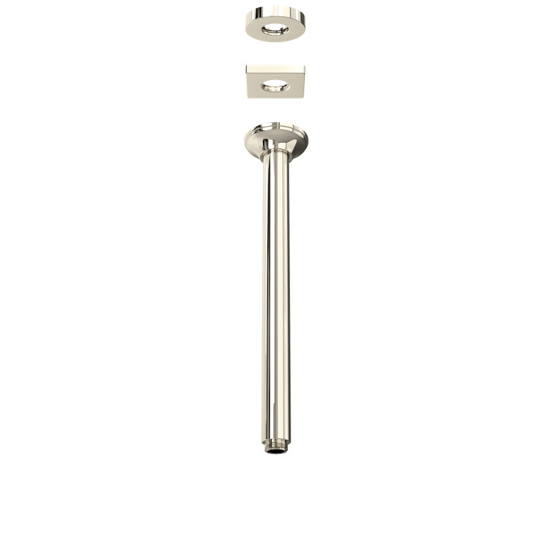 Rohl 13" Ceiling Mount Shower Arm, Polished Nickel