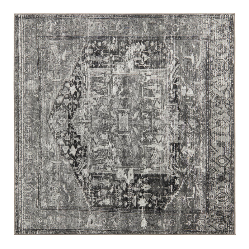 Oriental Indoor Rug, Square 5'3"