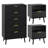 3-Piece Bedroom Set (1 Dresser + 2 Nightstands)-1353523095