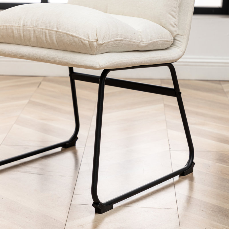 Deux chaises de salle à manger Vanilla White