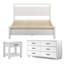 Ensemble de chambre avec grand lit plateforme en bois massif Loft-52821234-52822431-135266830