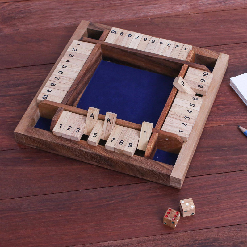 Jatoria Shut The Box, jeu en bois