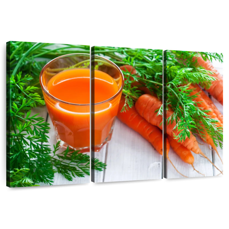 Yarlin Carrot Juice, 48" H x 74" W