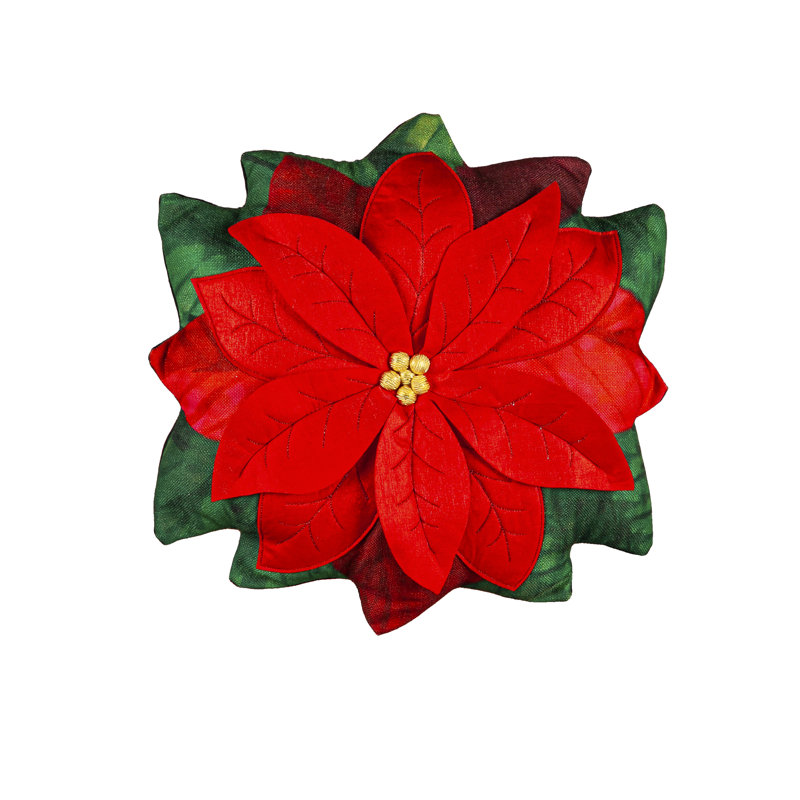 Coussin 15 "X 15" Christmas Joy Shaped