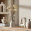  Vase cylindrique neutre ivoire Omix
