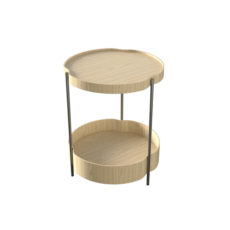 Table d'appoint Flow Accord, Sable, H 22,01 po x l 17,72 po x P 17,72 po