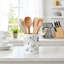 Pot de rangement en acrylique en forme de papillon, décoration de comptoir de grande valeur, peut contenir des cuillères à café, des ustensiles de cuisine, pratique et magnifique.