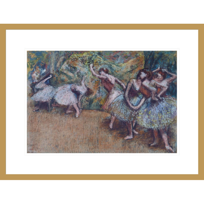 «Ballet Scene» par Edgar Degas, impression giclée sur cadre, H 16,67 po x l 21,75 po