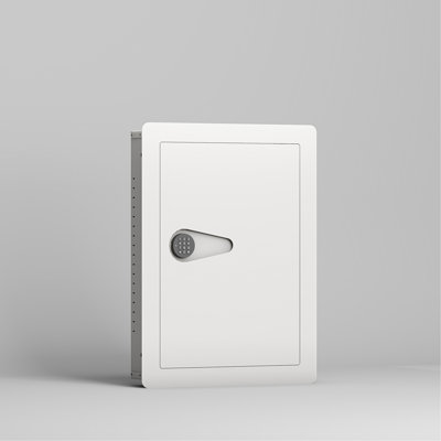 In Business Safe - Steel. Company Documents. Store Money, Jewelry, Passports, Keypad Lock, , 4.38" Depth Electronic Wall Valuables In Home Or Office. Silent Alarm & Smart System, 15.79" Width