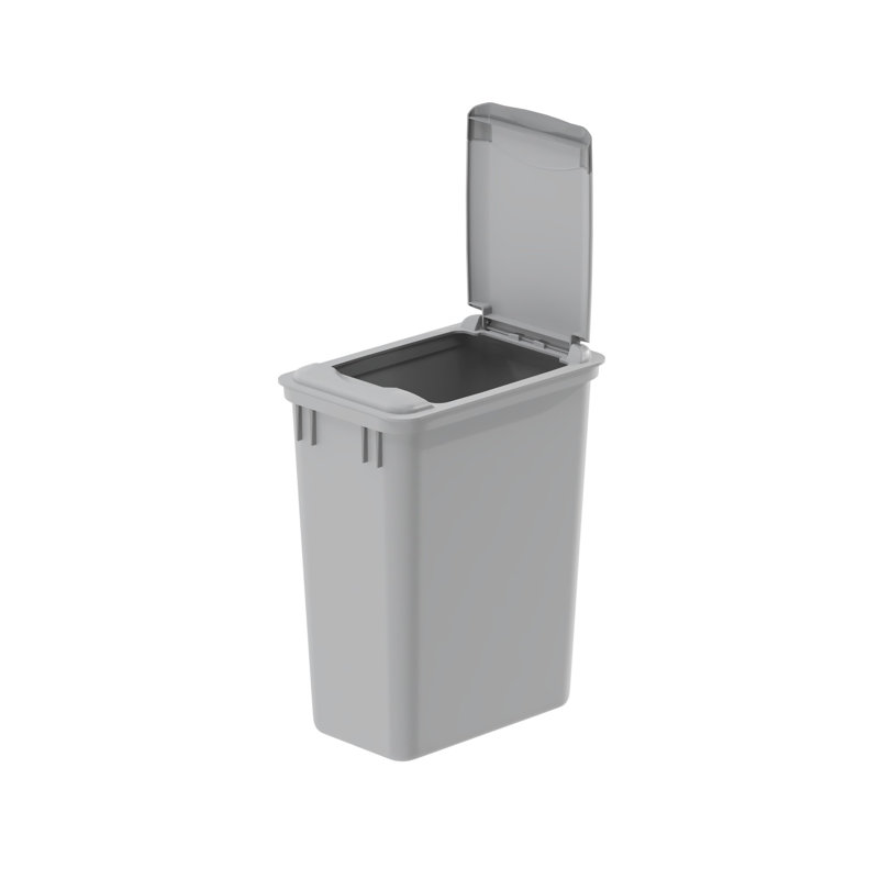 Poubelle en plastique avec couvercle Dowell, 8,75 gal