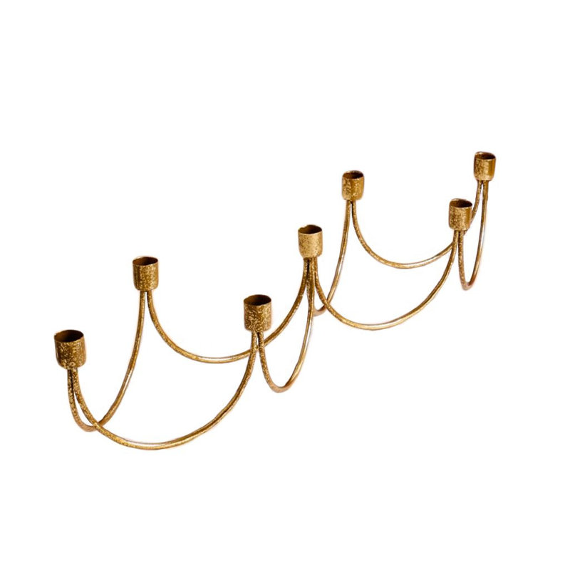 Metal Tabletop Candelabra