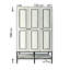 Frankie 3 Door Manufactured Wood Wardrobe
