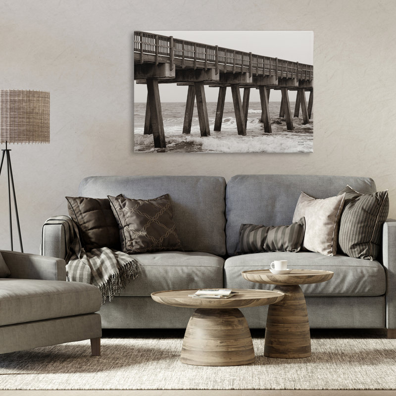 Structure de la jetée, conception par Nathan Larson, H 20 po x l 30 po