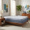 Pare-soleil moelleux de luxe à plateau euro de qualité supérieure - Fabriqué localement au Canada - Grande hauteur de 12 po - Ressorts ensachés et mousse de luxe Bio Comfort