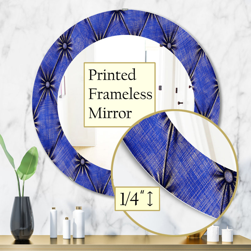 Miroir d'appoint mural, H 31,5 po x l po