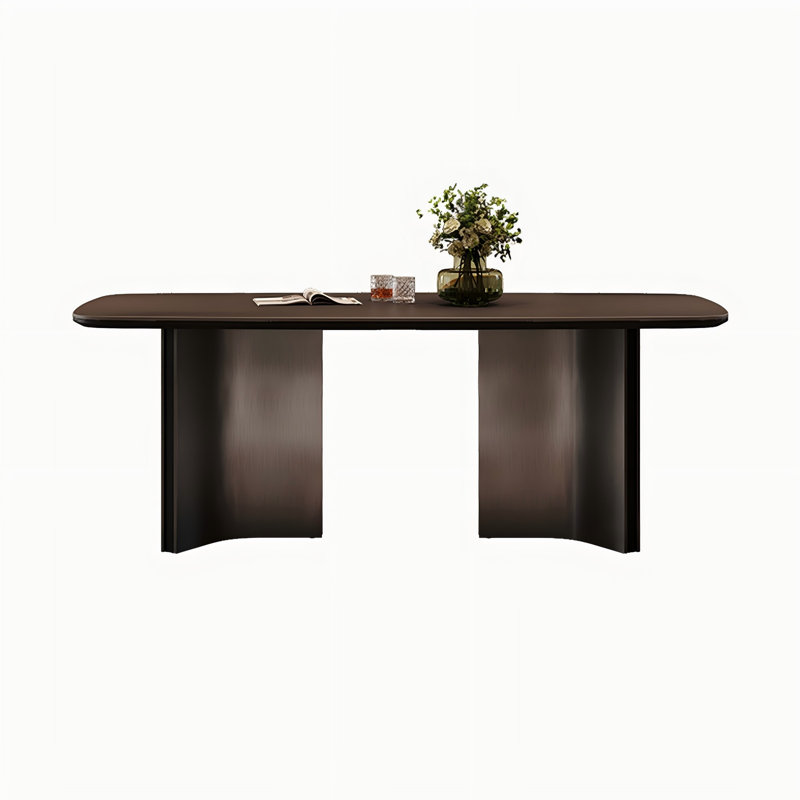 Table de salle à manger Sintered Stone, H 29,53 po x L 55,12 po x l 31,5 po