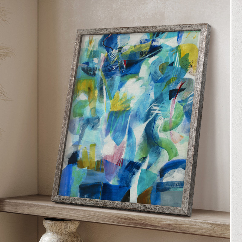 Green Passage Framed Print - Solid Wood