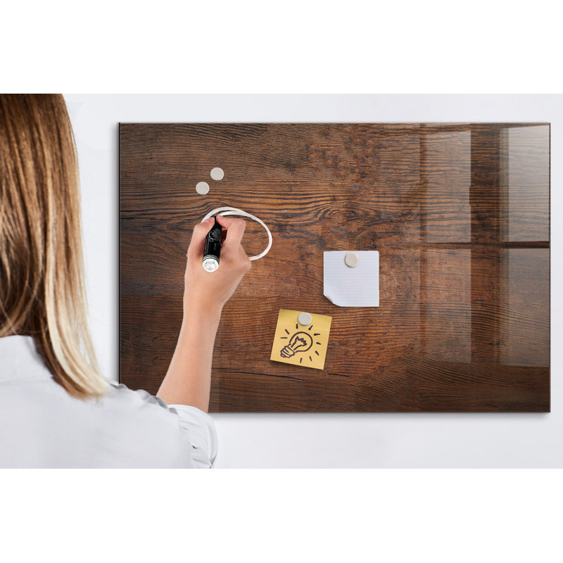 Old Wood Magnetic Dry Erase Board