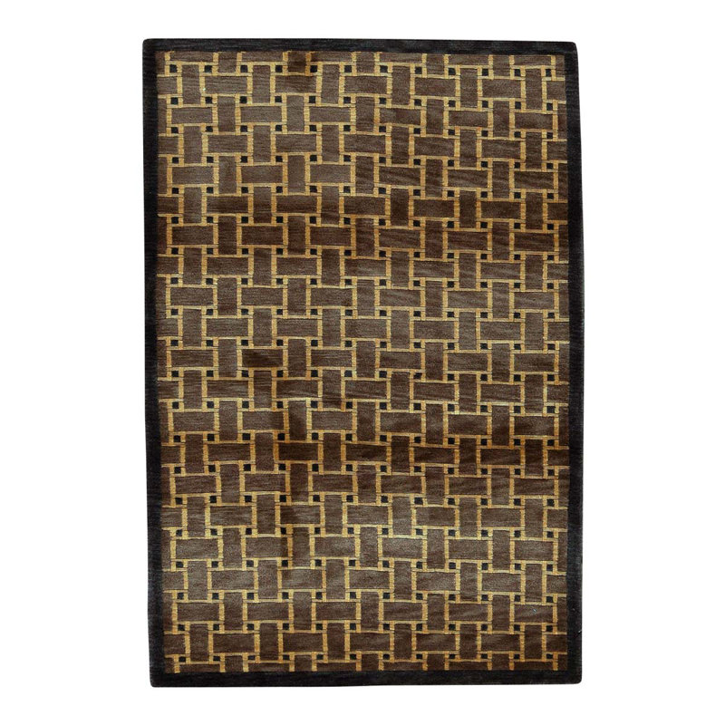 Wool Geometric Area Rug