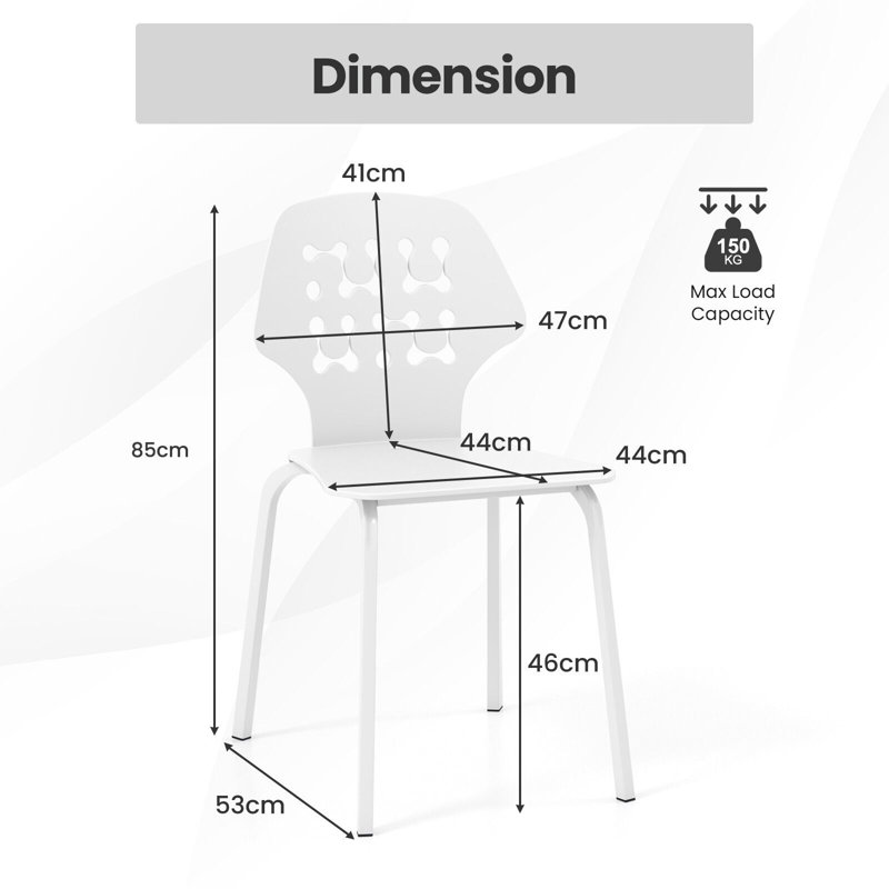 Gaastra 46cm H Side Chair, White
