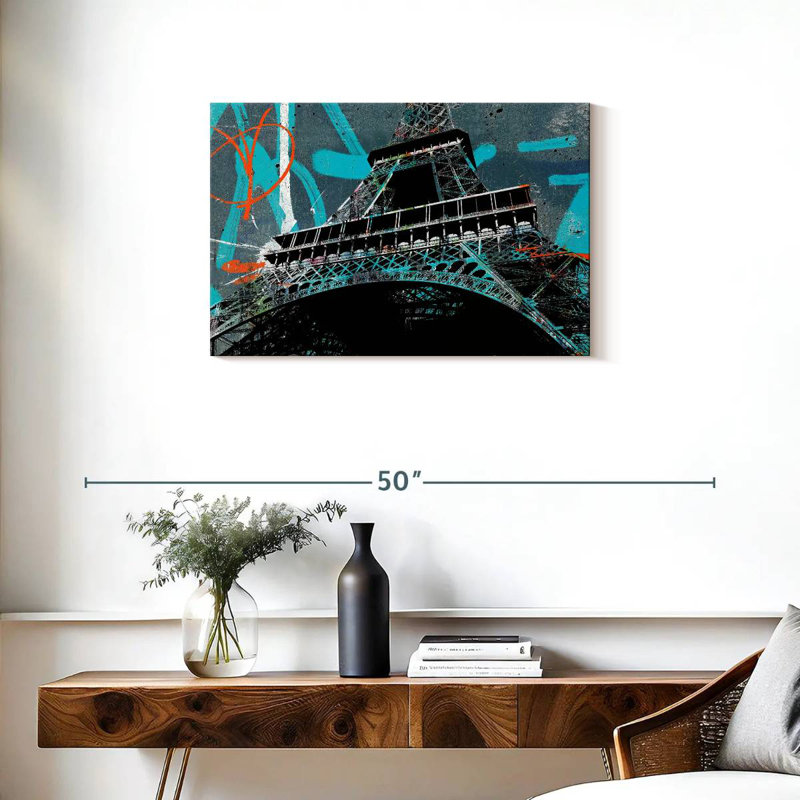 Ravi Eiffel Tower II, 20" H x 30" W