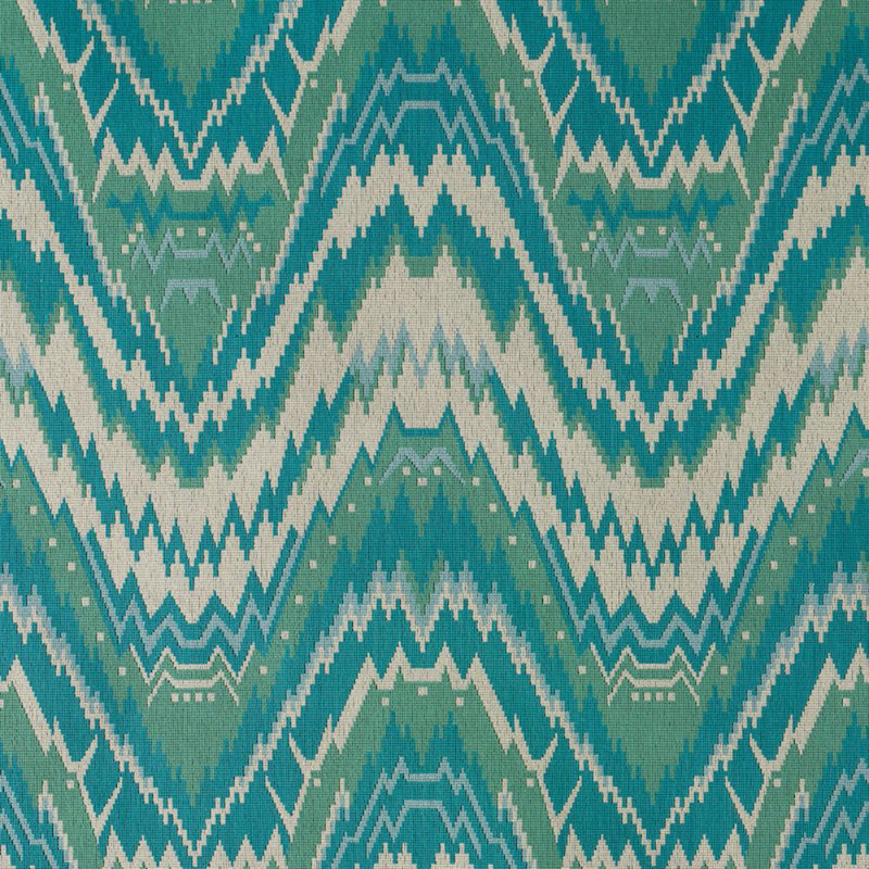 Tauride Épinglé Fabric, Peacock