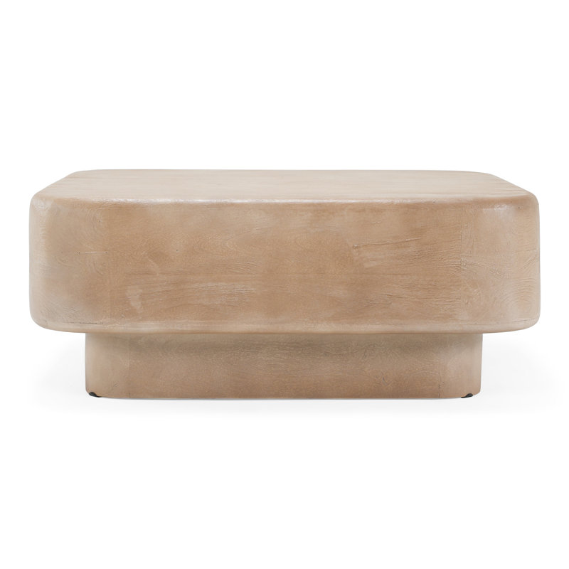 Margelene - Modern Mango Wood Square Coffee Table